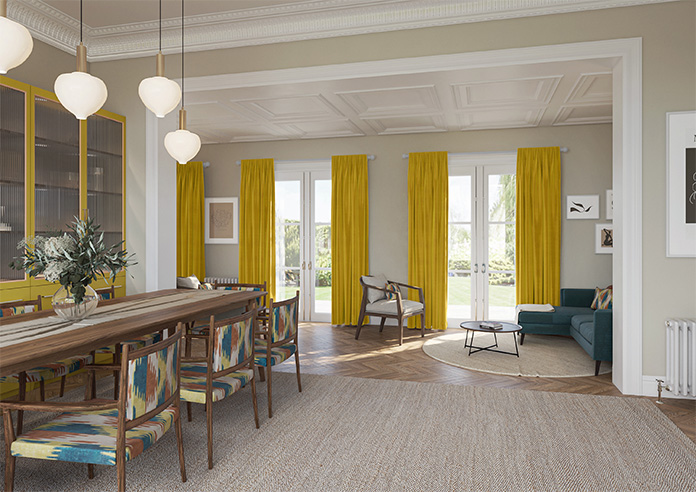 Ultra Luxe Velvet, Old Gold - Made to Measure Curtains - Image 8